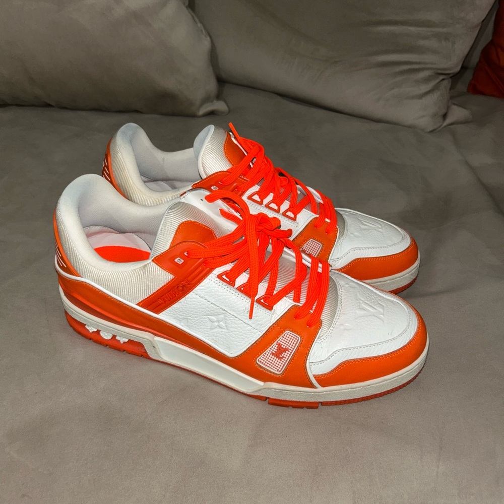 Louis Vuitton LV Trainer 11/5 orange